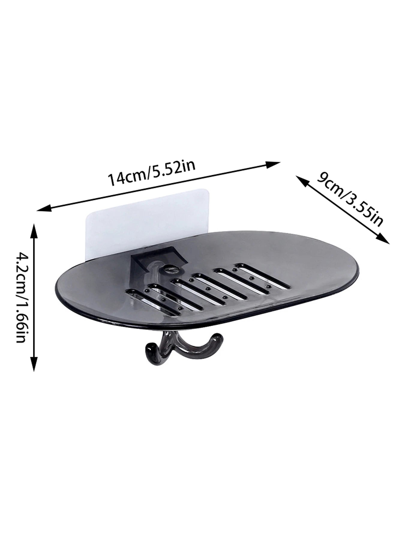 1pc Wall Mounted Soap Dish Home Bathroom Decor Fall Decor Back To School