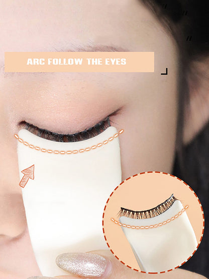 1pc White False Eyelashes Assist Tool, Plastic Eyelash Curler For Beginners, False Lashes Sticky Applicator,Makeup,Cheap,Room Decor,Vanity,Travel,Bedroom,Makeup Accessories,Eyelash Curler,Cheap,Stocki