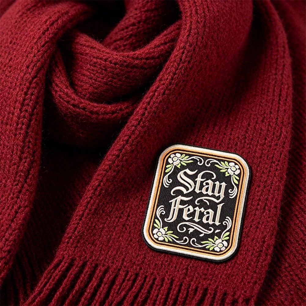 1pc Wild Dark Humorous Style Embroidery Patch Suitable For Clothing, Jacket, Backpack, Hat, Shirt, Etc