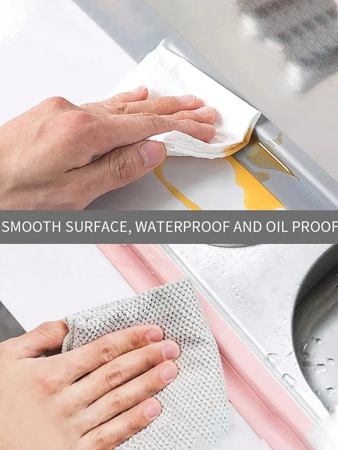 1Roll White Waterproof And Mildew-Proof Tape, Self-Adhesive Sealing Strip, Tape Caulk Strip, Caulk Sticker, Waterproof Caulking Sealing Tape, Waterproof Wall Sink Edge Gap Sticker, Cleaning Supplies
