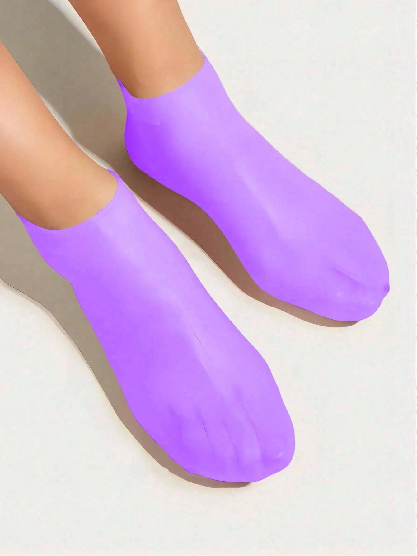 2/1 Pair Silicone Moisturizing Foot Socks, Effective Foot Care, Prevent Cracked Heels, Remove Dead Skin, Elastic Foot Socks, All-Day Moisture Locking, Prevent Dryness, Odorless, Easy To Wear And Remov