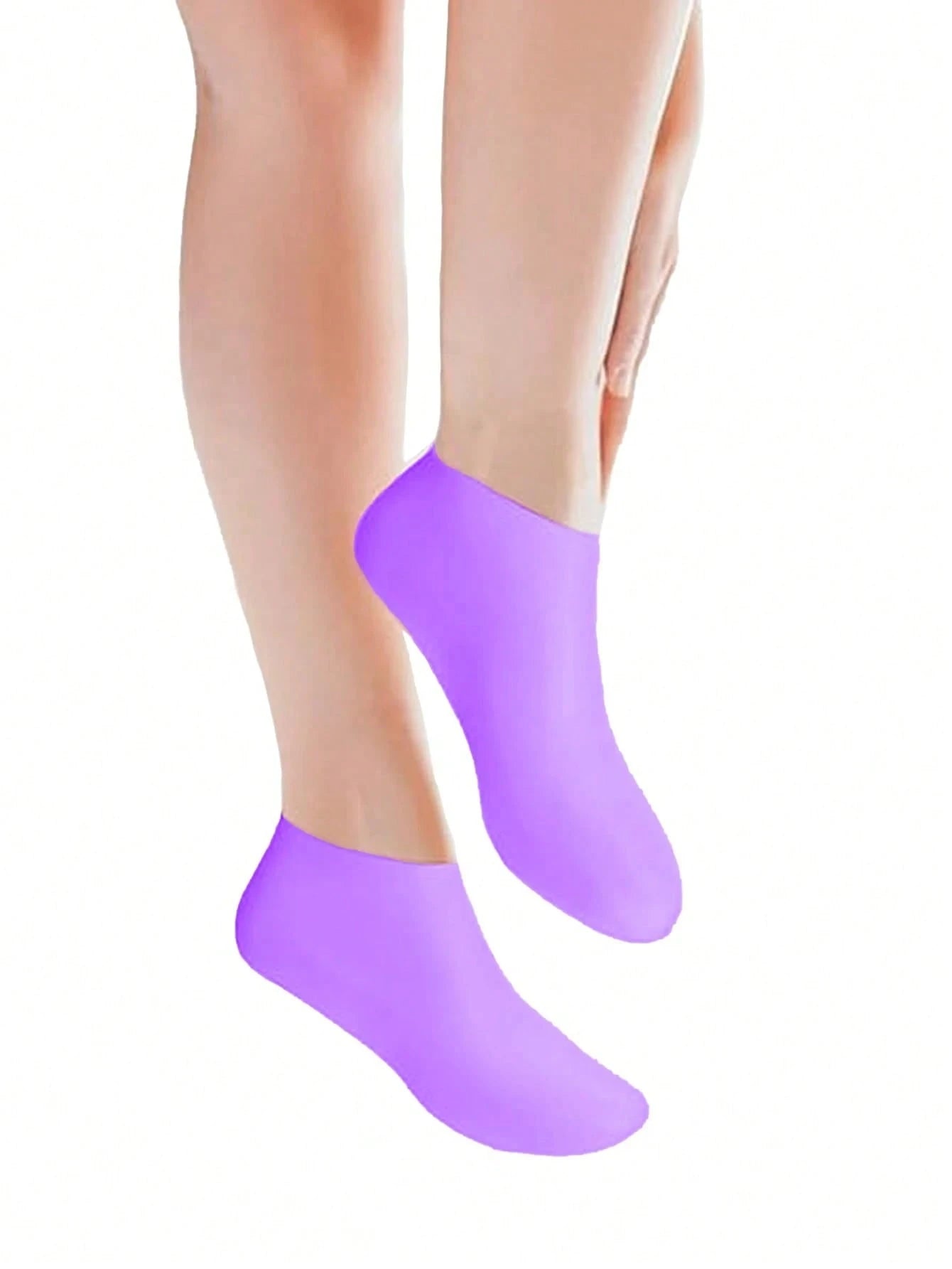 2/1 Pair Silicone Moisturizing Foot Socks, Effective Foot Care, Prevent Cracked Heels, Remove Dead Skin, Elastic Foot Socks, All-Day Moisture Locking, Prevent Dryness, Odorless, Easy To Wear And Remov
