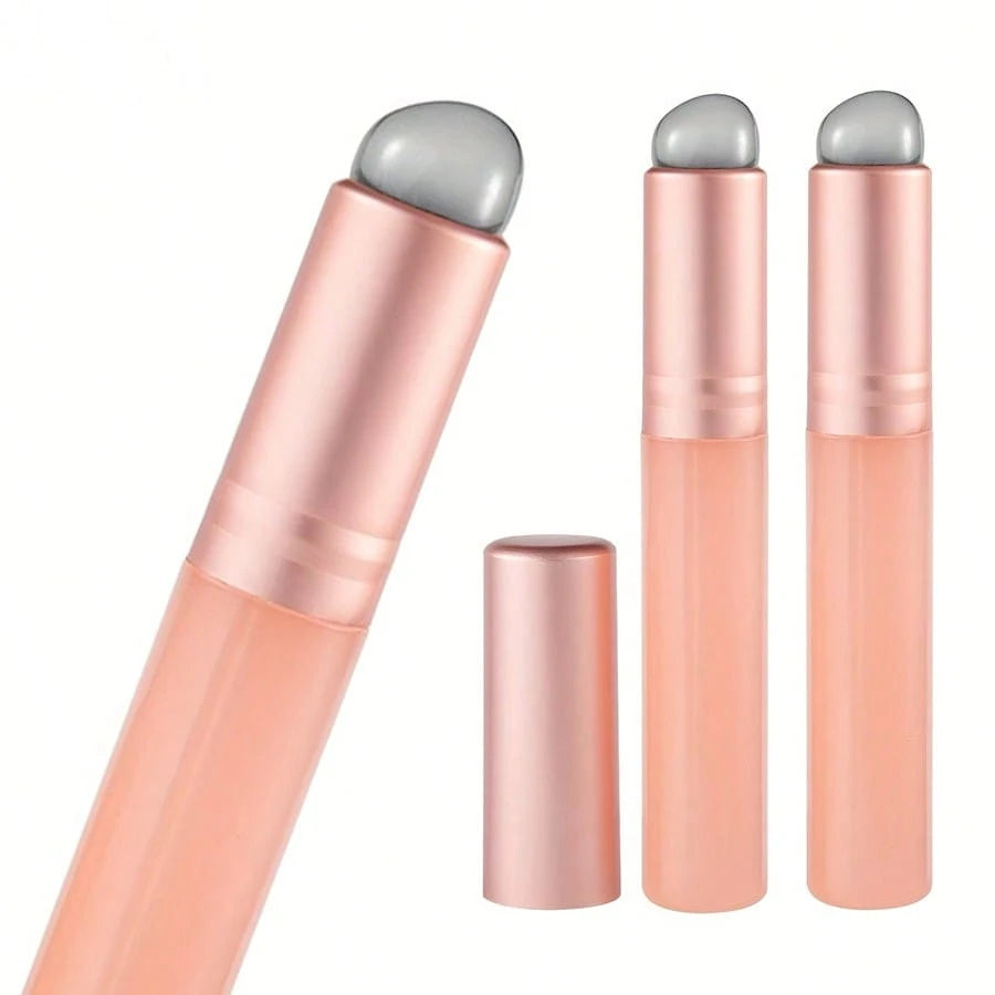 2/1pc Silicone Nail Art Brush, Reusable Nail Applicator, Nail Art Tool, Gradient Nail Brush, Suitable For Gel Nails, Nails And French Manicure