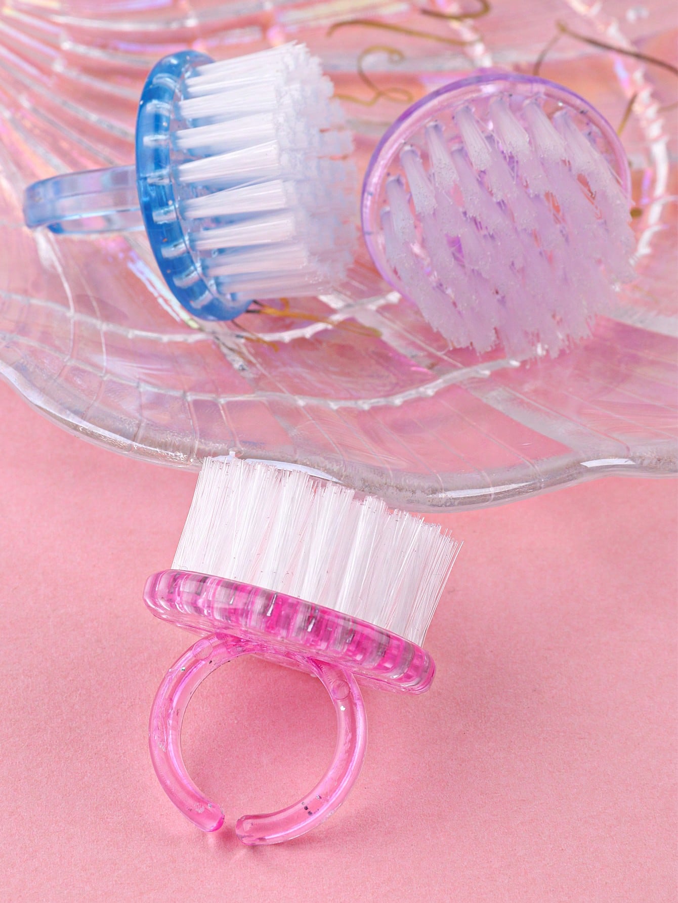 2/4/10pcs Nail Brush, Multi-Functional Brush For Nail Care, Nail Cleaning, Nail Dust Removal And Dirt Cleaning