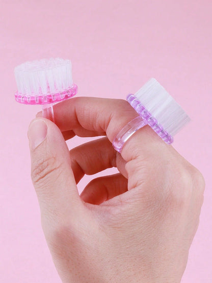2/4/10pcs Nail Brush, Multi-Functional Brush For Nail Care, Nail Cleaning, Nail Dust Removal And Dirt Cleaning