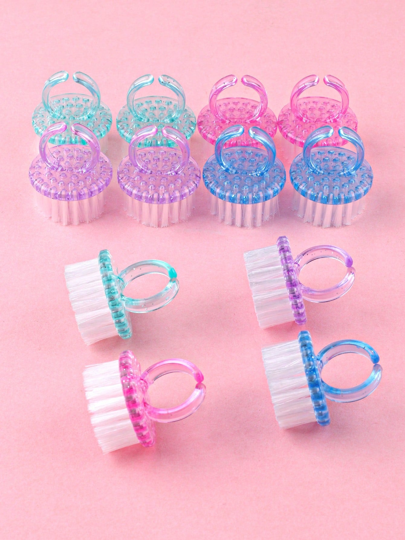 2/4/10pcs Nail Brush, Multi-Functional Brush For Nail Care, Nail Cleaning, Nail Dust Removal And Dirt Cleaning