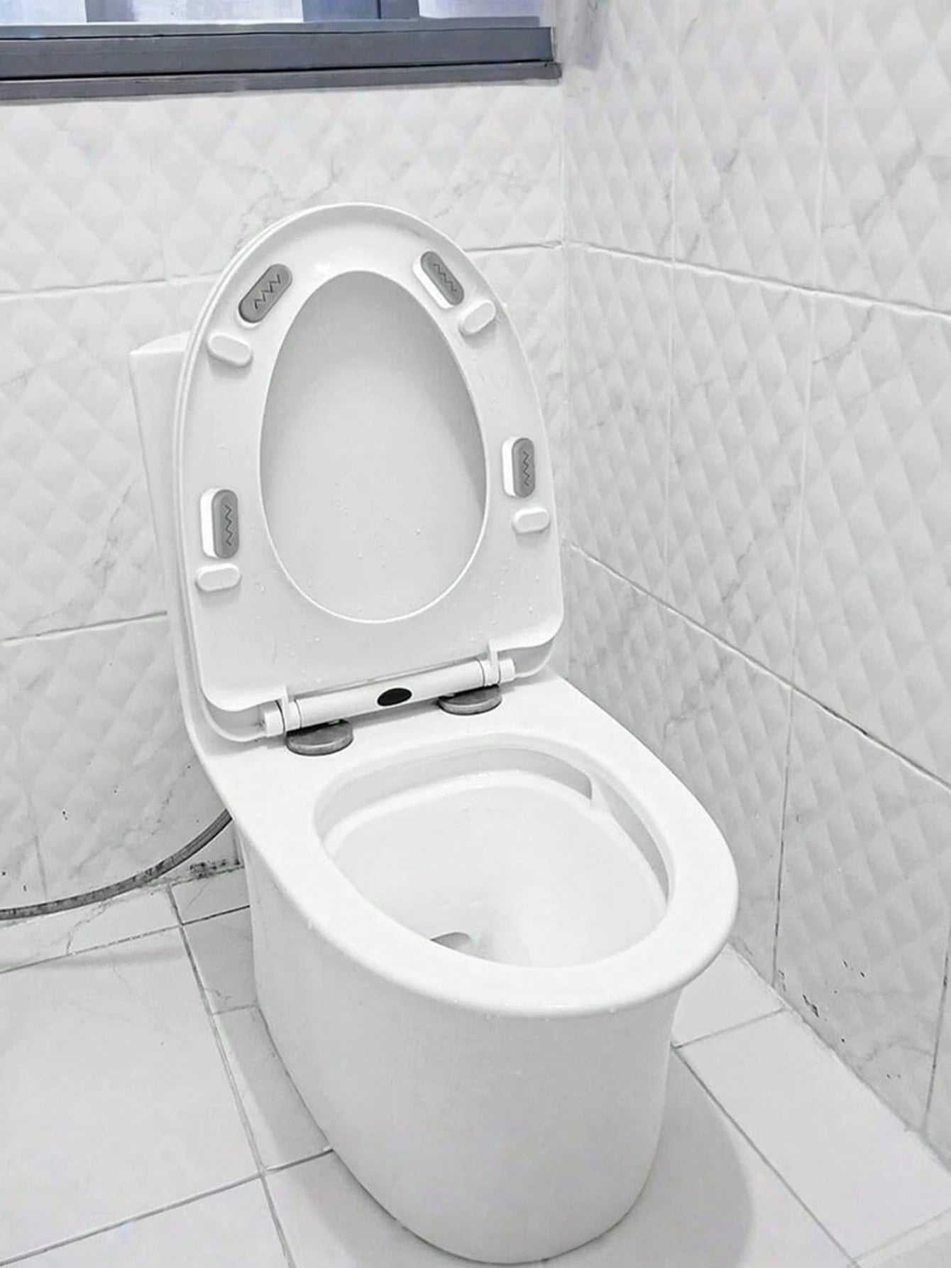 2/4/6/8/10Pcs Toilet Seat Cushion Edge Guards, With Strong Cushioning And Adhesive Function, Suitable For Toilet Accessory Installation, Making Your Toilet Seat More Stable And Comfortable