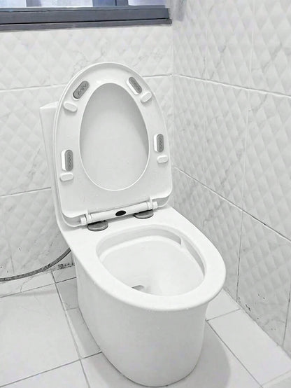 2/4/6/8/10Pcs Toilet Seat Cushion Edge Guards, With Strong Cushioning And Adhesive Function, Suitable For Toilet Accessory Installation, Making Your Toilet Seat More Stable And Comfortable