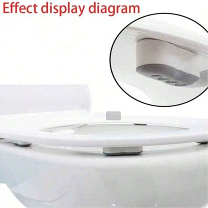 2/4/6/8/10Pcs Toilet Seat Cushion Edge Guards, With Strong Cushioning And Adhesive Function, Suitable For Toilet Accessory Installation, Making Your Toilet Seat More Stable And Comfortable