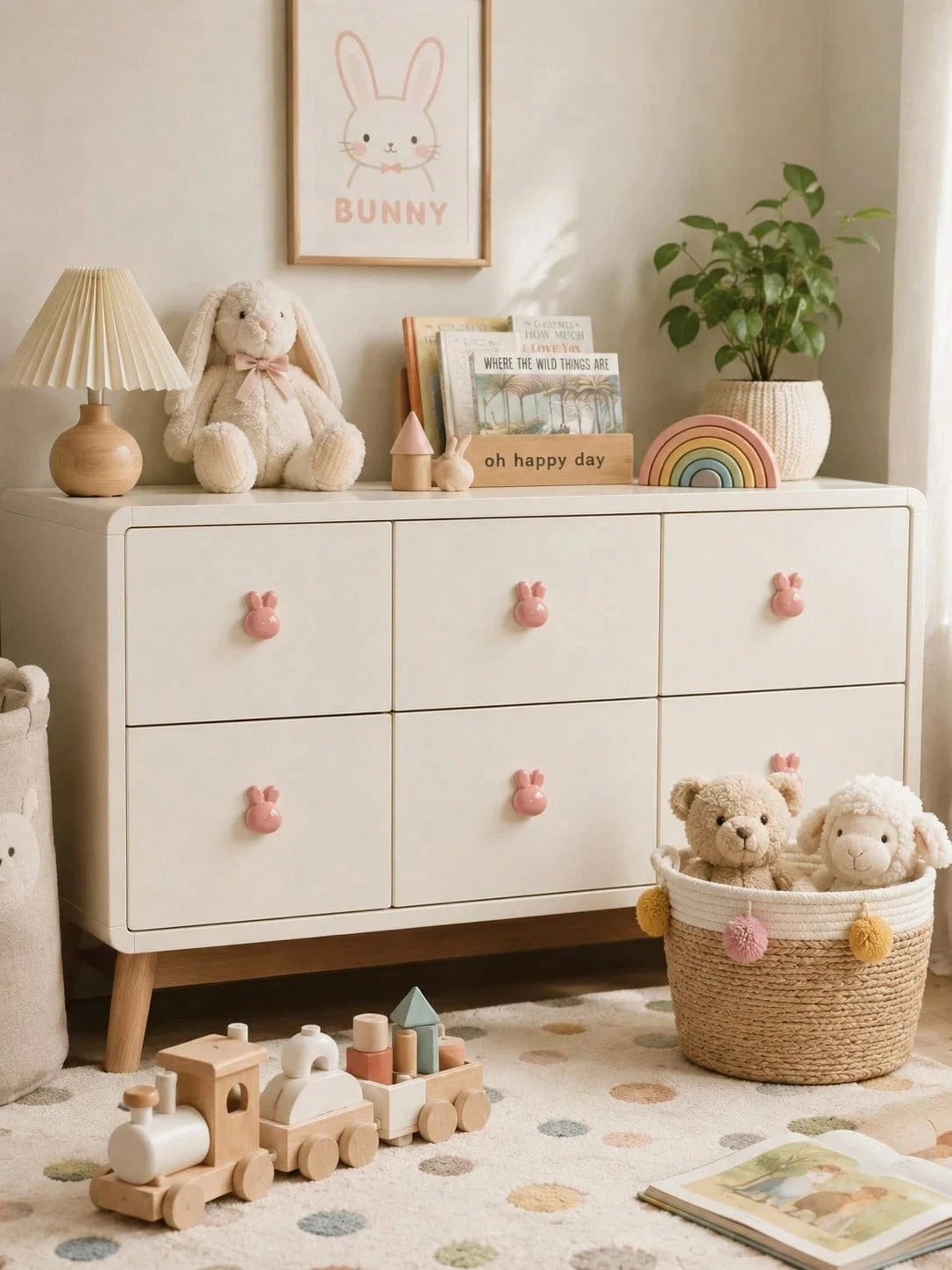 2/4pcs Pink Bow Drawer Pulls- Decorative Handles With Screws, Cute Style For Kids Bedroom Wardrobe Drawers, Cabinets And Other Furniture