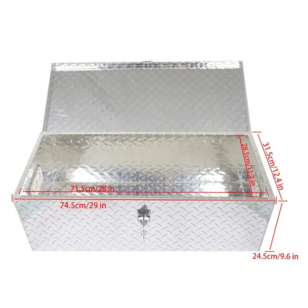 20 Inch Aluminum Toolbox Heavy Aluminum Toolbox With Side Handle And Lock And Keys