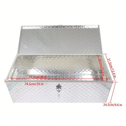 20 Inch Aluminum Toolbox Heavy Aluminum Toolbox With Side Handle And Lock And Keys