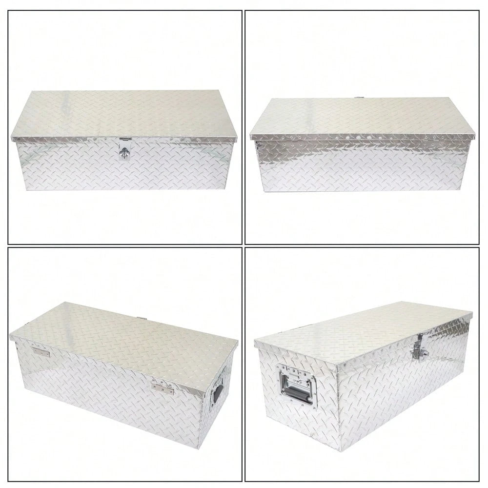 20 Inch Aluminum Toolbox Heavy Aluminum Toolbox With Side Handle And Lock And Keys