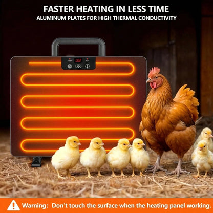 200W C-Hicken Coop Heater S-Afe Radiant Spae Heat Energy Chick Pet Cat Dog Warmer
