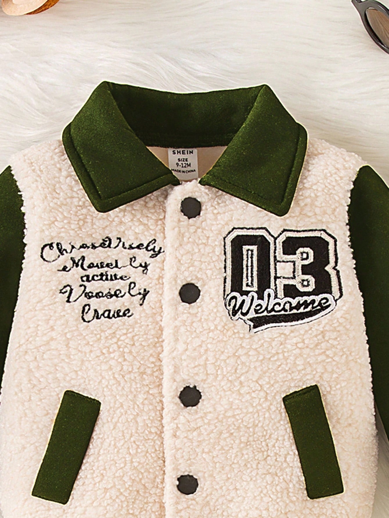 2024 New Autumn/Winter Fashion Street Style Lapel Jacket For Baby Boys Fall