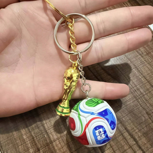 2026 FIFA World Cup Soccer Keychain, USA Canada Mexico 2026 World Cup Souvenir Ornament, Fan Merchandise, Exquisite Pendant