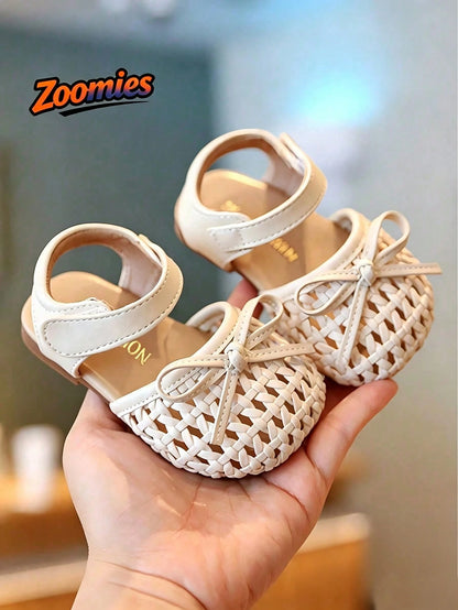 2026 New Girls' Fashion Minimalist Versatile Sandals, Children's Sandals, Suitable For Summer Daily Wear, Parties, Play, And Vacations.