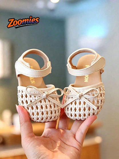 2026 New Girls' Fashion Minimalist Versatile Sandals, Children's Sandals, Suitable For Summer Daily Wear, Parties, Play, And Vacations.