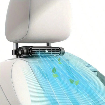 2026 New Model Car Seat Fan- High-Power Turbo Airflow, USB-Powered, Rear-Mounted For Automobiles