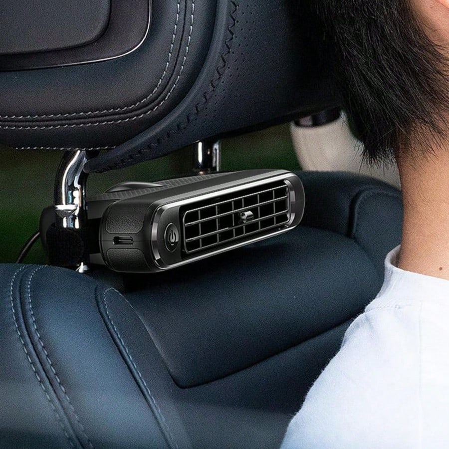 2026 New Model Car Seat Fan- High-Power Turbo Airflow, USB-Powered, Rear-Mounted For Automobiles