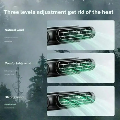 2026 New Model Car Seat Fan- High-Power Turbo Airflow, USB-Powered, Rear-Mounted For Automobiles
