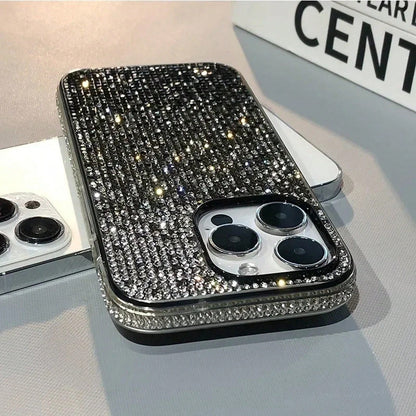 2026hot 17 Pro Luxury Full Glitter Cases 17 16 15 11 12 13 14 Pro Plus X XS Ultra Thin Cover Phone Anime Phone Cases Fundas Para 17 Pro 17 Cases