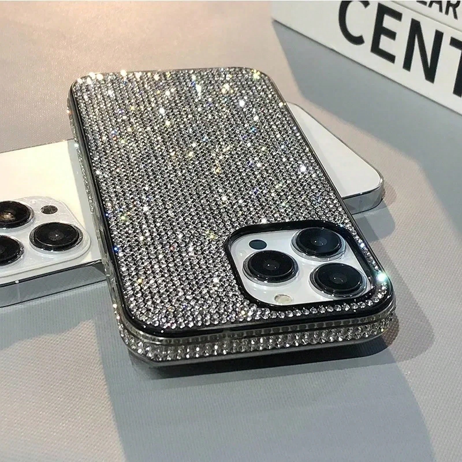 2026hot 17 Pro Luxury Full Glitter Cases 17 16 15 11 12 13 14 Pro Plus X XS Ultra Thin Cover Phone Anime Phone Cases Fundas Para 17 Pro 17 Cases
