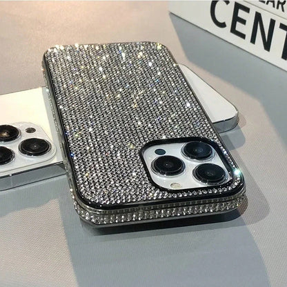 2026hot 17 Pro Luxury Full Glitter Cases 17 16 15 11 12 13 14 Pro Plus X XS Ultra Thin Cover Phone Anime Phone Cases Fundas Para 17 Pro 17 Cases