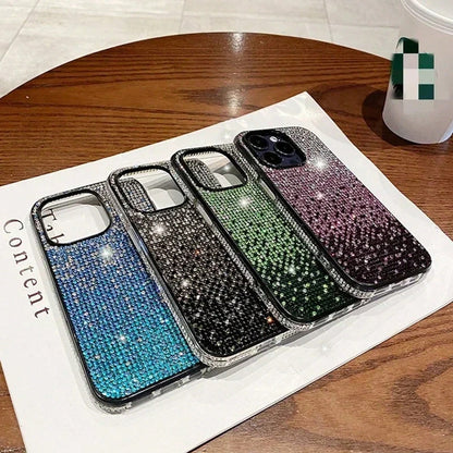 2026hot 17 Pro Luxury Full Glitter Cases 17 16 15 11 12 13 14 Pro Plus X XS Ultra Thin Cover Phone Anime Phone Cases Fundas Para 17 Pro 17 Cases