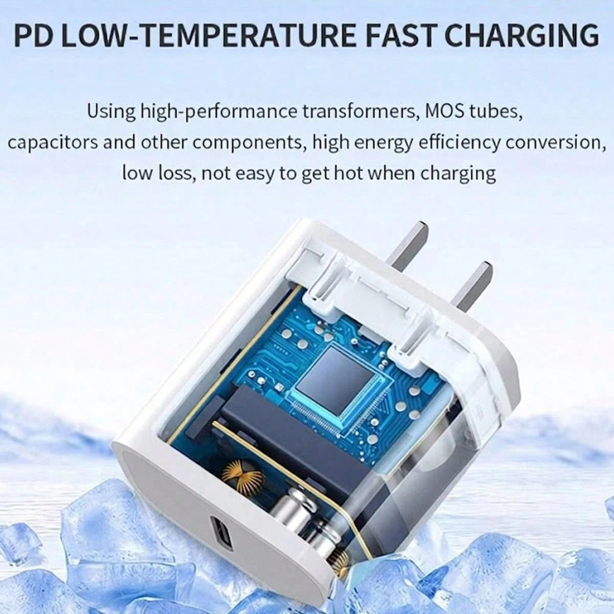 20W Fast Charging Set: USB C Wall Charger + 3.3Ft/100cm USB C To Type C Cable, Compatible With IPhone 17 Pro Max/17 Pro/17/16/15 Pro Max/15 Pro/15 Plus/15, Type-C Devices