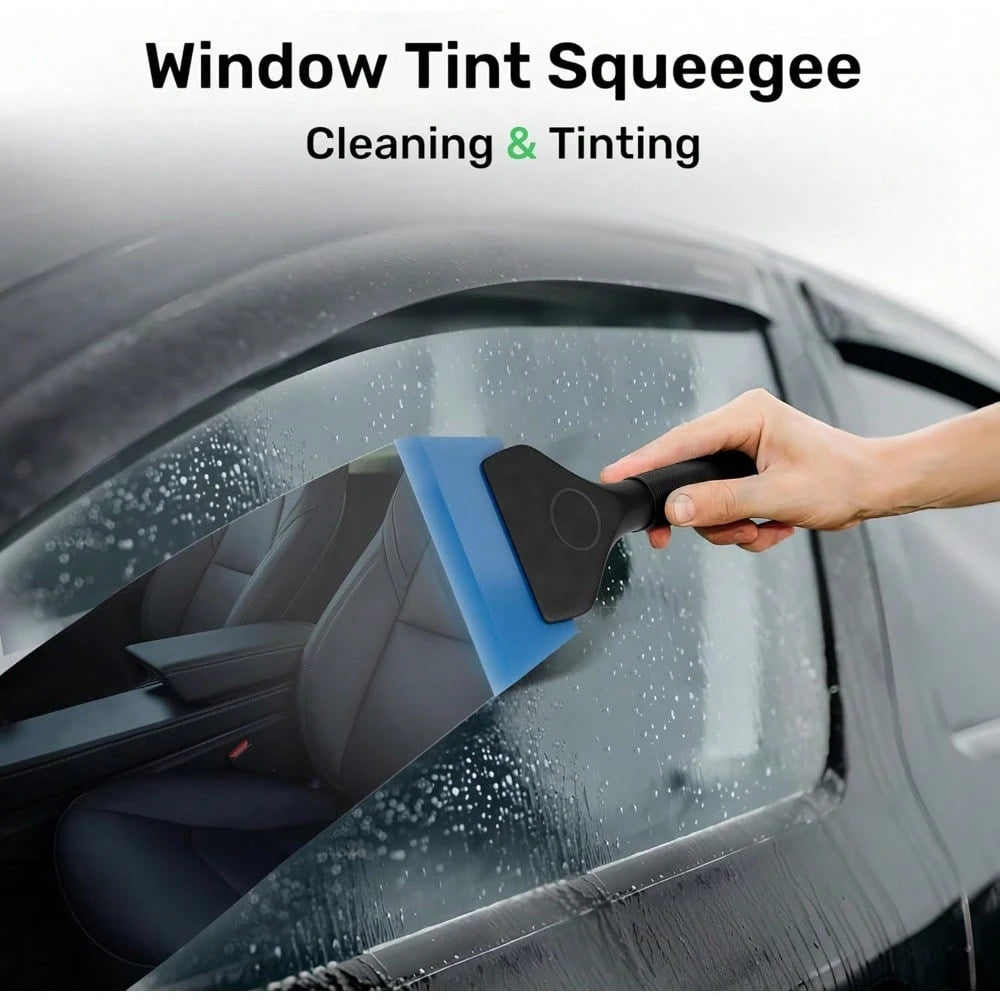 24 Pcs Window Tint Kit, Vinyl Wrap Tool Kit- Professional Window Tint Tools & Squeegee For Vinyl- Complete Car Wrap Kit For Car Wrap, Stained Glass Window Film, Wallpaper, Water Blades Tool