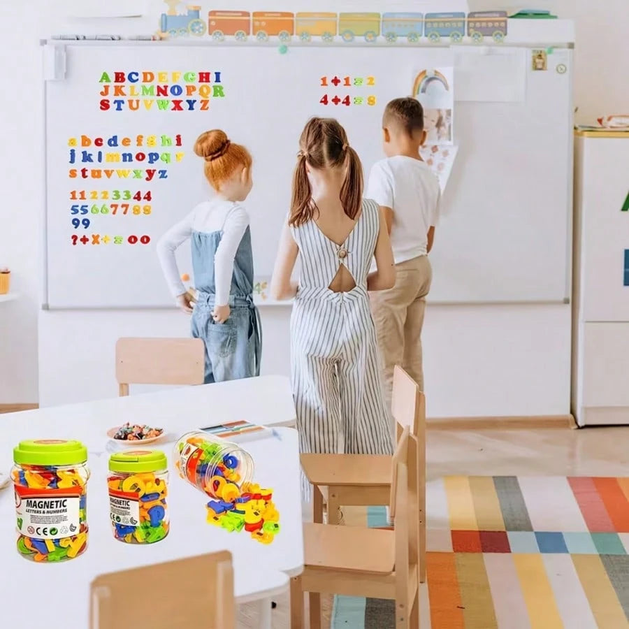 26 Pieces Magnetic English Alphabet Letters, Colorful Uppercase ABC Fridge Magnets For Kids, Montessori Educational Early Learning Toys, Preschool Spelling Learning Game, Toddler Refrigerator Magnetic