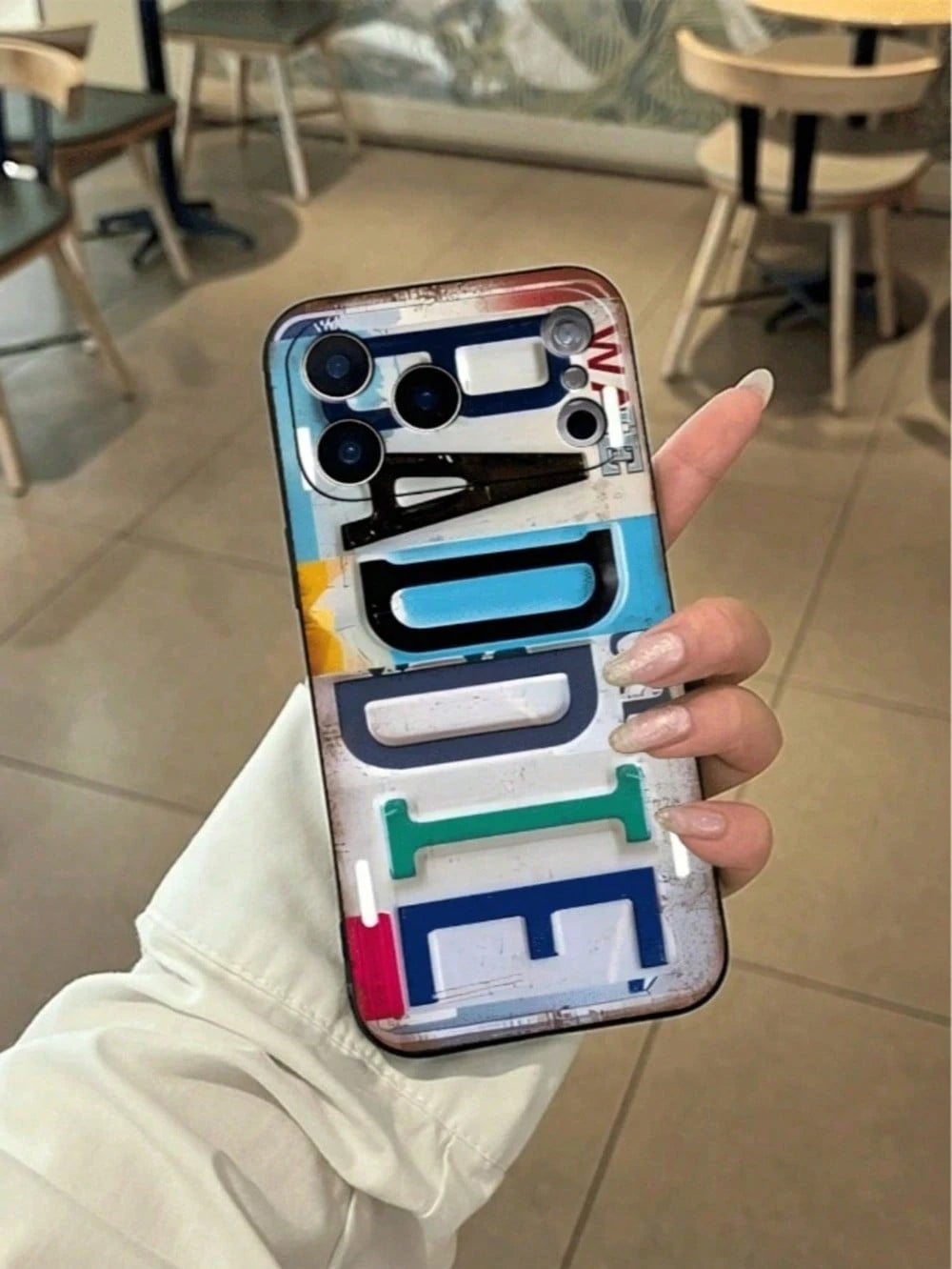 2D Image BADDIE Pattern TPU Shockproof Soft Case With License Plate Design. Suitable For IPhone 17, 17 Air, 17 Pro, 17 Pro Max, 16, 15, 14, 13, 12, 11, Pro Max, X, XS, Plus, Mini, 16E/SE4, And Also Ga