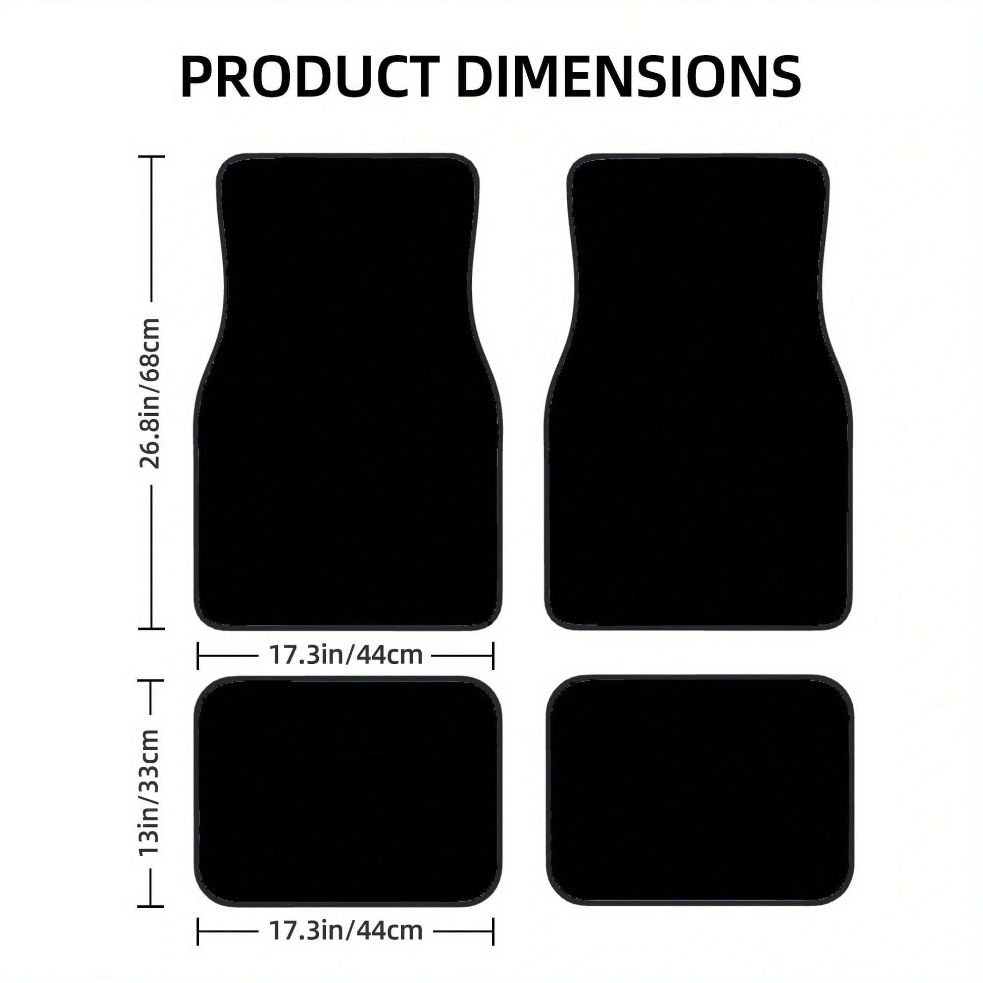2pcs/4pcs Car Floor Mats, Full-Coverage Universal Mats For The Front And Rear Seats Of Cars, Suitable For SUVs,, Sedans, And Trucks, With Purple Bat Print Halloween Decoration