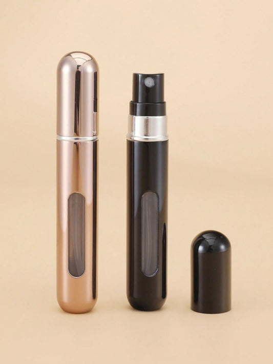 2pcs 8ML Empty Perfume Spray Bottle, Living Room Home Bedroom Bathroom House Decor, Travel Stuff, Wedding, Party, Birthday, Gifts For Men Mom Dad Friends, New Years, Accessories, Funny Gift