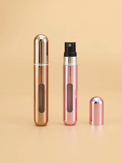 2pcs 8ML Empty Perfume Spray Bottle, Living Room Home Bedroom Bathroom House Decor, Travel Stuff, Wedding, Party, Birthday, Gifts For Men Mom Dad Friends, New Years, Accessories, Funny Gift