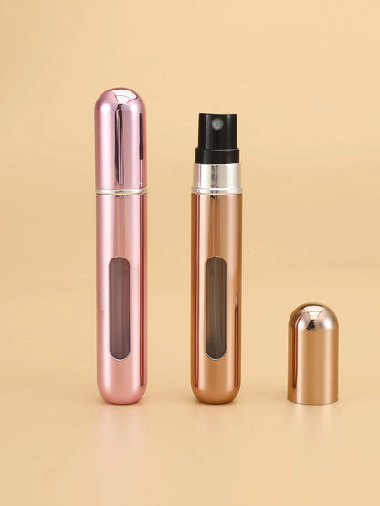 2pcs 8ML Empty Perfume Spray Bottle, Living Room Home Bedroom Bathroom House Decor, Travel Stuff, Wedding, Party, Birthday, Gifts For Men Mom Dad Friends, New Years, Accessories, Funny Gift