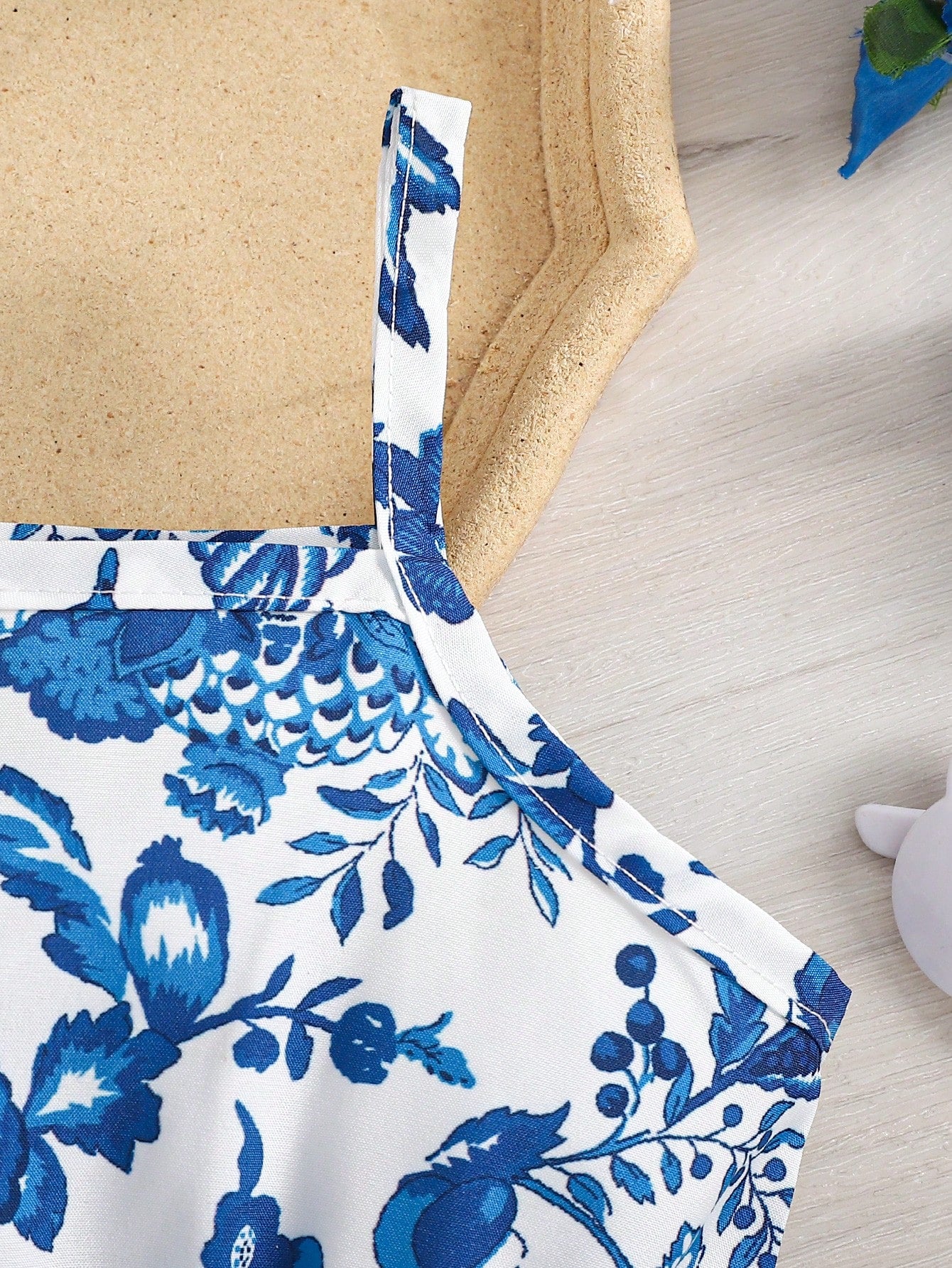 2pcs Baby Girl Casual Elegant Floral Print Dress + Hat Set, Lightweight For Spring/Summer