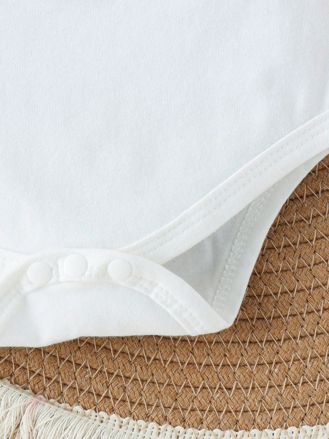 2pcs Baby Girl Cute Towel Embroidery Romper & Shorts Set With Headband, Thin Summer
