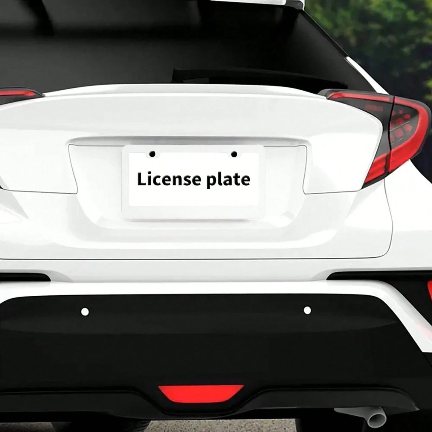 2pcs Black Leopard Print Stainless Steel License Plate Frames, Premium Auto Decor With Covers & Screws For US Vehicles, Ideal For Car Customization Lovers,Car Cover,Car Must Haves,Gifts,Car Decor,Car