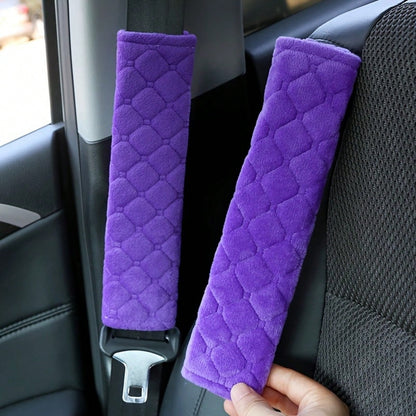 2Pcs Car Seat Belt Shoulder Pads, Soft And Breathable Shoulder Protectors, Suitable For Cars, Trucks, SUVs, And Trucks. Universal Seat Belt Shoulder Pads, Unisex Car Interior Accessories, Car Interior