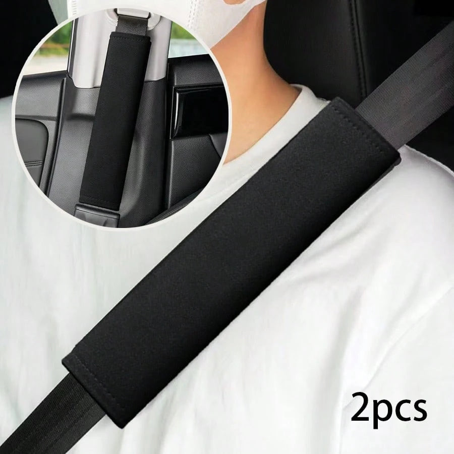 2pcs Car Seat Belt Shoulder Pads, Unisex Auto Interior Accessories, Soft & Breathable Seat Belt Covers, Essential Summer Item,Car Accessories