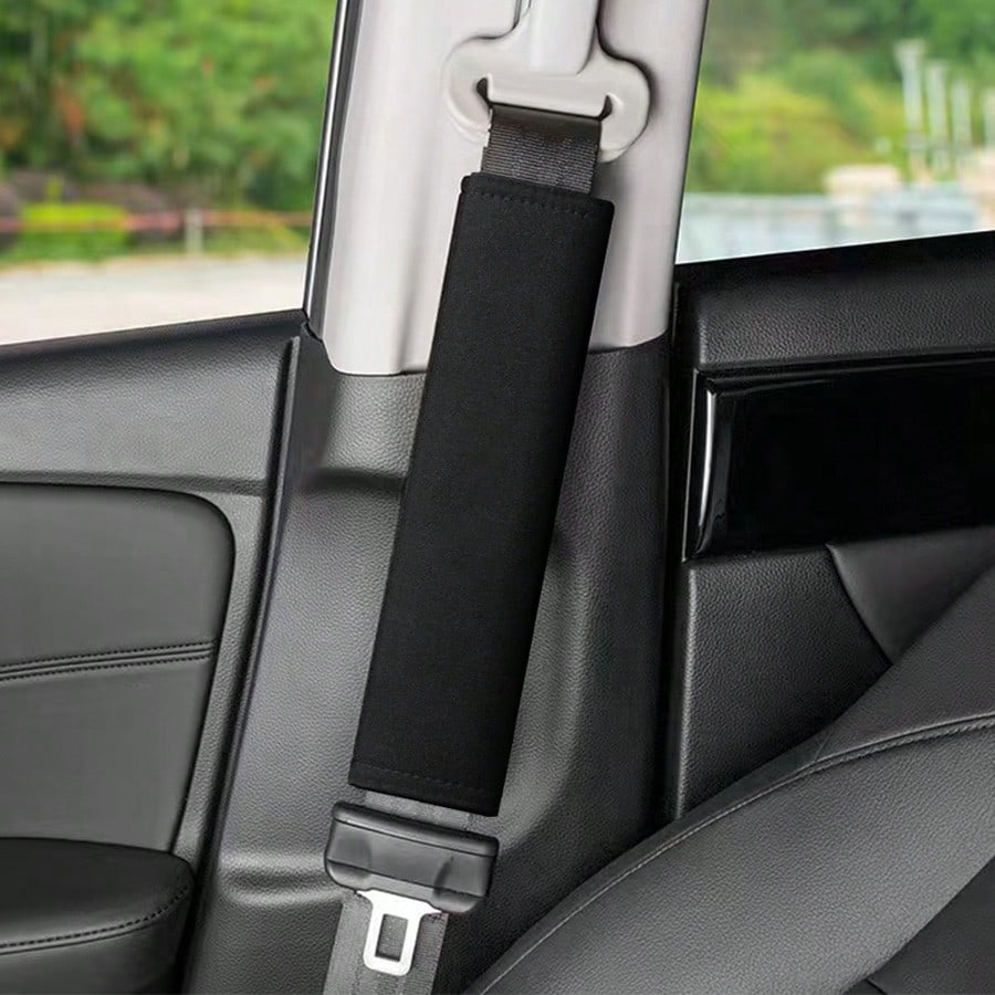 2pcs Car Seat Belt Shoulder Pads, Unisex Auto Interior Accessories, Soft & Breathable Seat Belt Covers, Essential Summer Item,Car Accessories