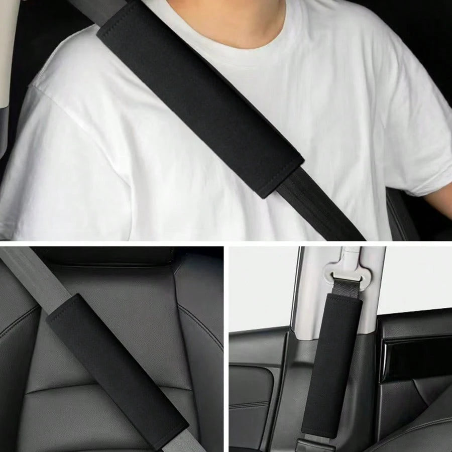 2pcs Car Seat Belt Shoulder Pads, Unisex Auto Interior Accessories, Soft & Breathable Seat Belt Covers, Essential Summer Item,Car Accessories
