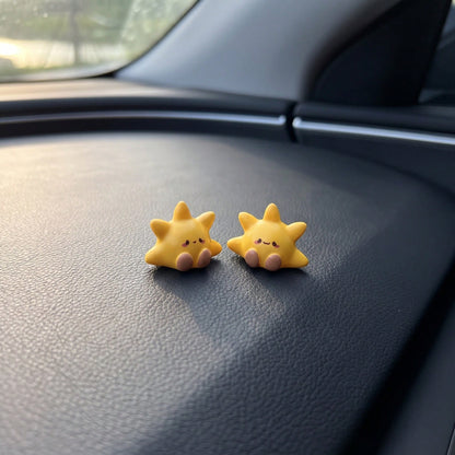 2pcs Cute Healing Small Adorable Car Ornaments DIY Decoration Accessories