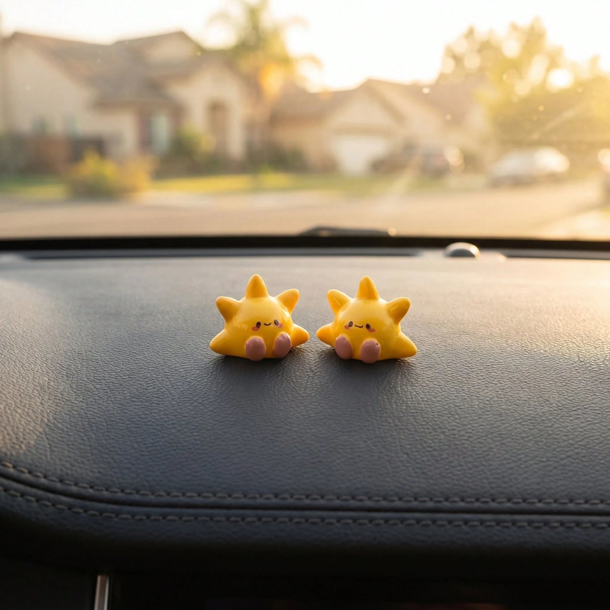 2pcs Cute Healing Small Adorable Car Ornaments DIY Decoration Accessories