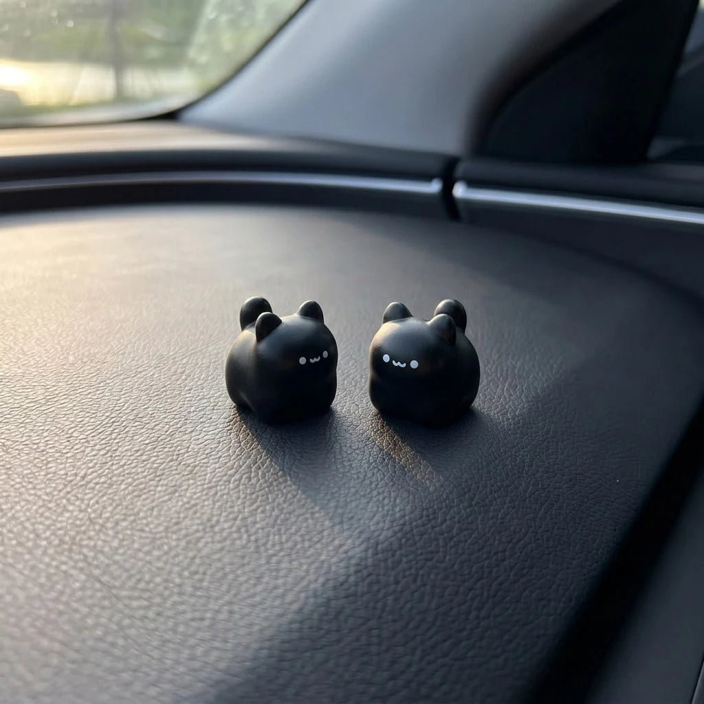 2pcs Cute Healing Small Adorable Car Ornaments DIY Decoration Accessories
