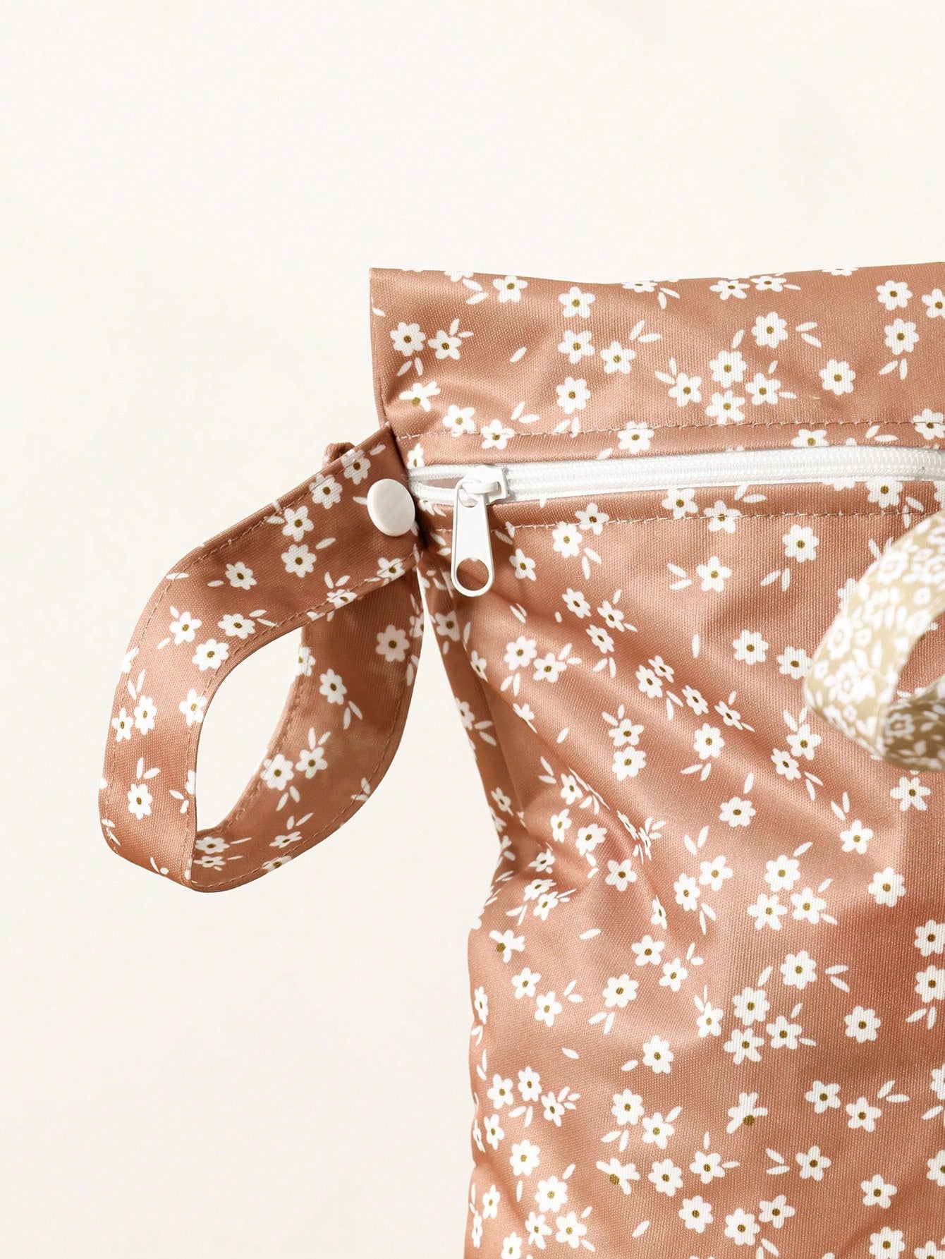 2PCS Flower Design Waterproof Storage Handbag Beach Wet Bag Baby Shower Family Decorations Gifts