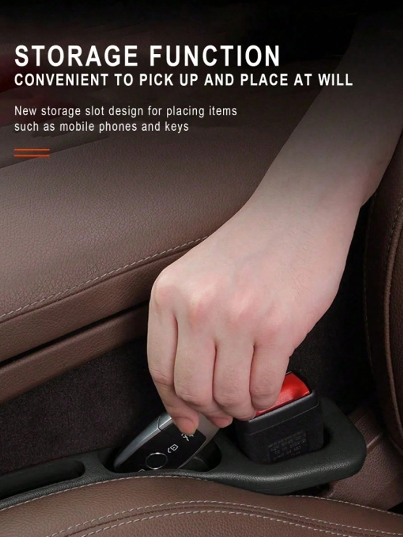 2pcs New Black Car Seat Gap Filler Strips, PVC Material To Fill Crevices, Anti-Leakage, Car Interior Accessories