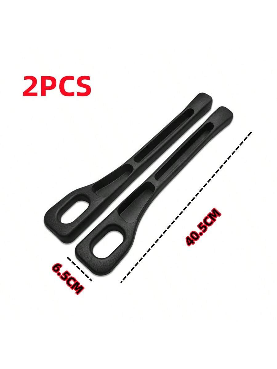 2pcs New Black Car Seat Gap Filler Strips, PVC Material To Fill Crevices, Anti-Leakage, Car Interior Accessories